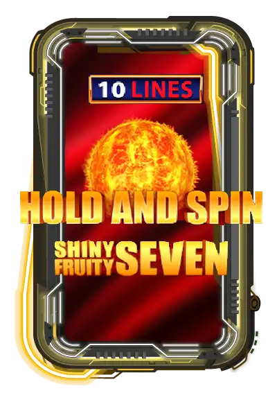 Shiny Fruity Seven 10 Lines Hold And Spin