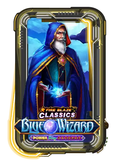 Fire Blaze: Blue Wizard PowerPlay Jackpot