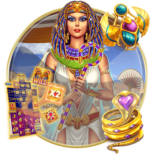 Queen of the Pyramids Mega Cash Collect
