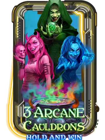 3 Arcane Cauldrons