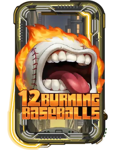 12 Burning Baseballs