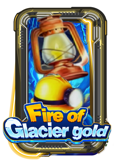 Fire of glacier gold