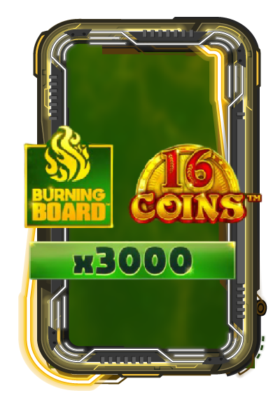 16 Coins Burning Board