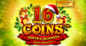 16 Coins Grand Gold Edition Santa's Jackpots