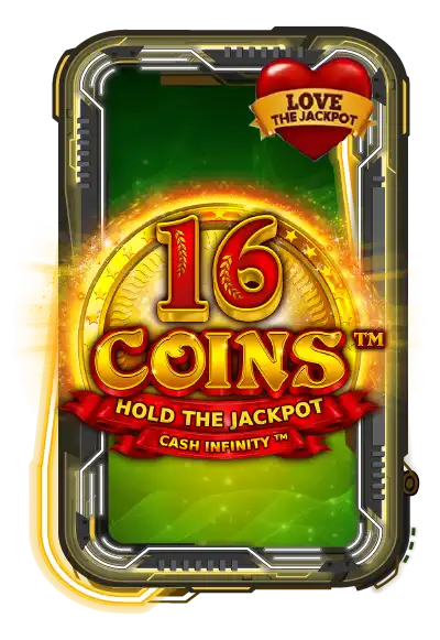 16 Coins Love the Jackpot